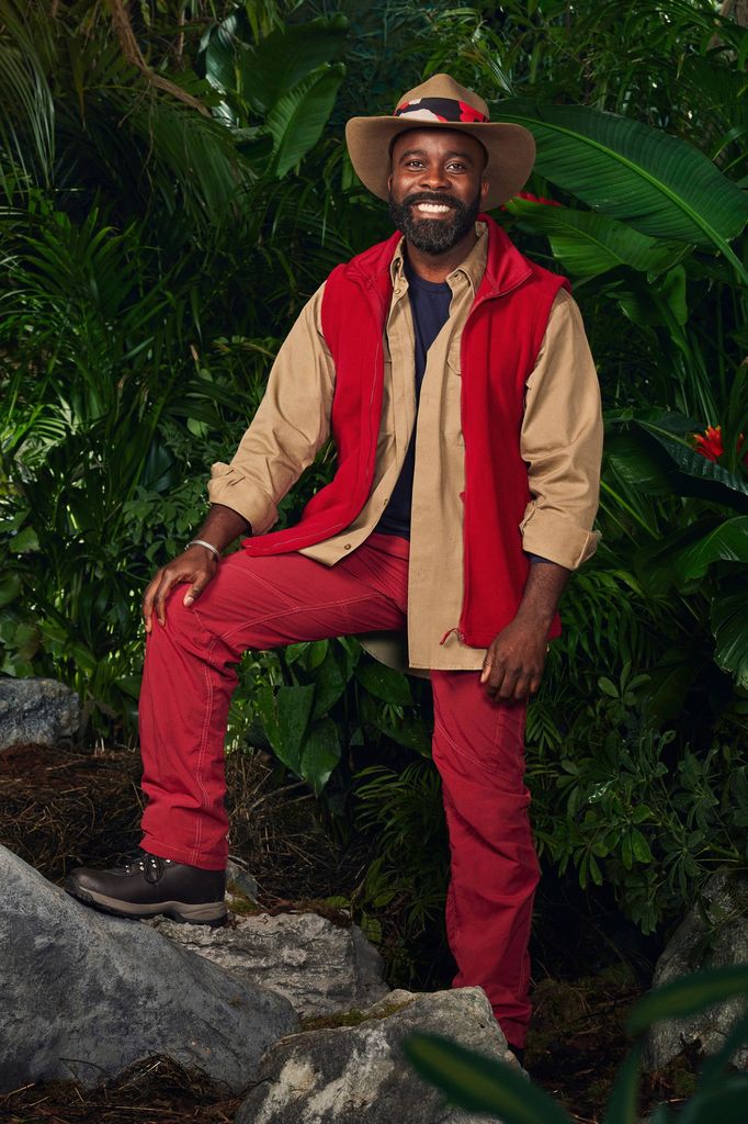 Melvin Odoom in I'm a Celebrity promotional picture