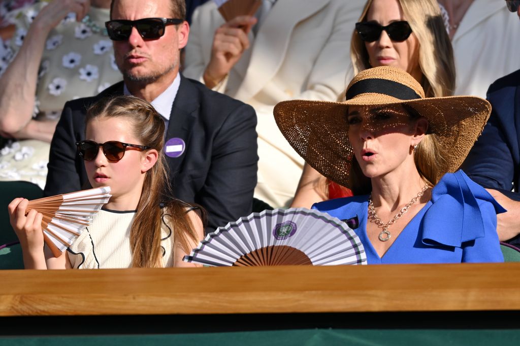 Charlotte and Kate react