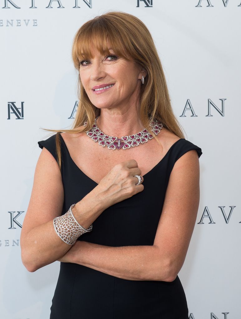 jane seymour in black dress