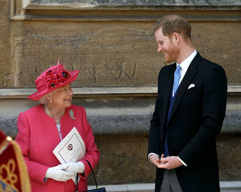 The Queen and Prince Harry attended Lady Gabriella's wedding