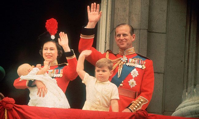 prince edward baby trooping