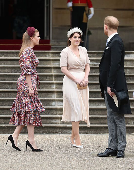 beatrice and eugenie with harry