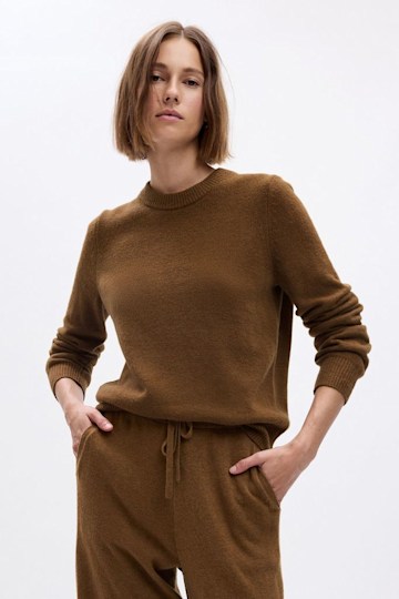 CashSoft Cotton Mix Crew Neck Jumper - GAP