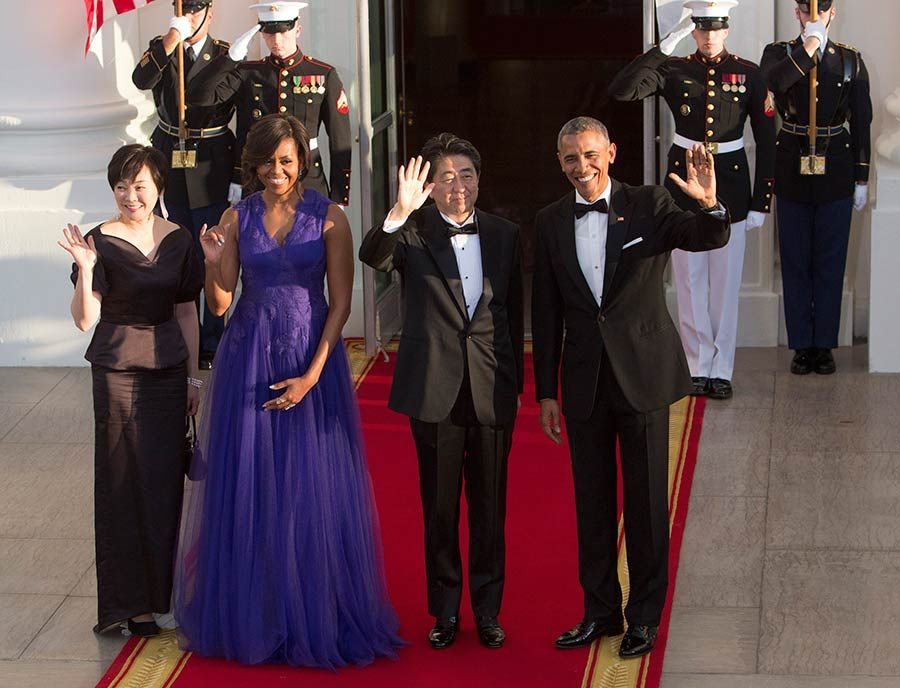 Michelle Obama purple