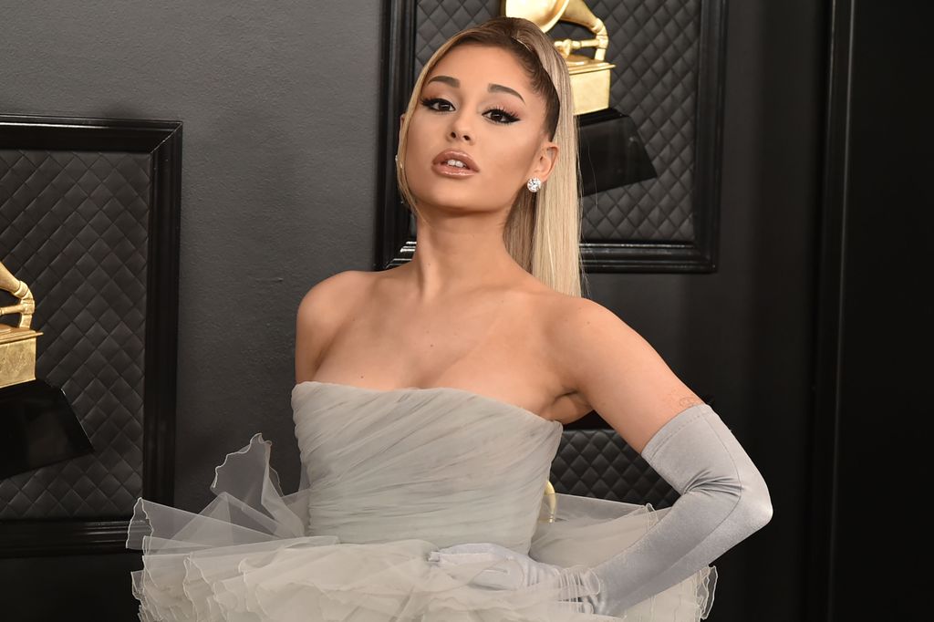 Ariana Grande at the Grammys in 2020