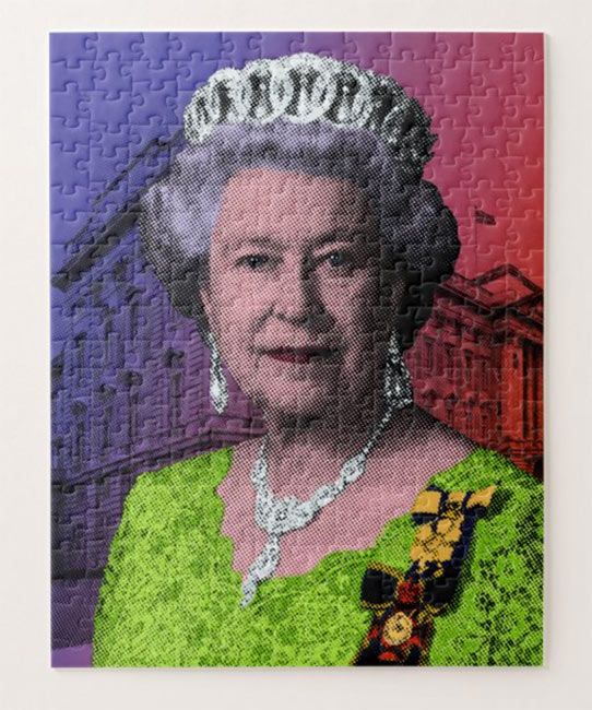 queen pop art jigsaw