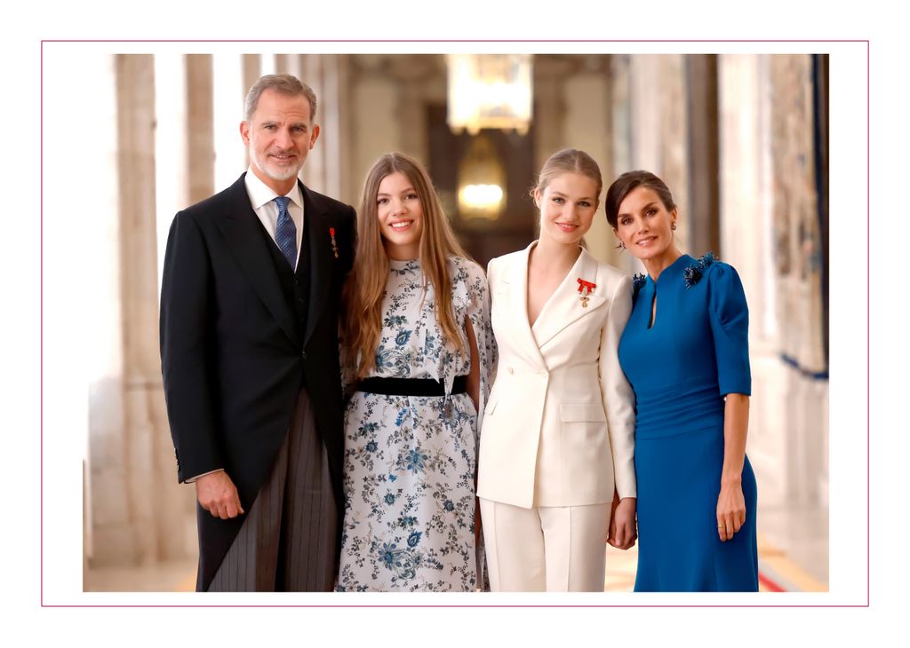 Spanish royal family's Christmas card 2023