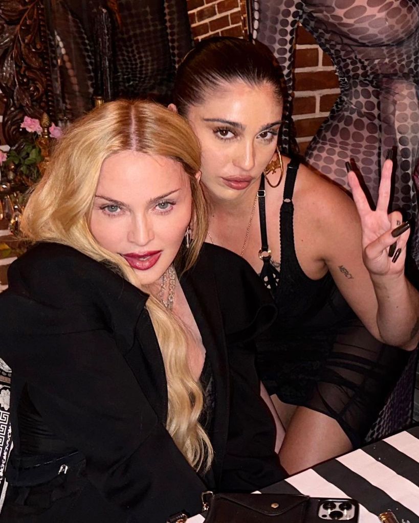 Madonna on an outing with her daughter Lourdes Leon