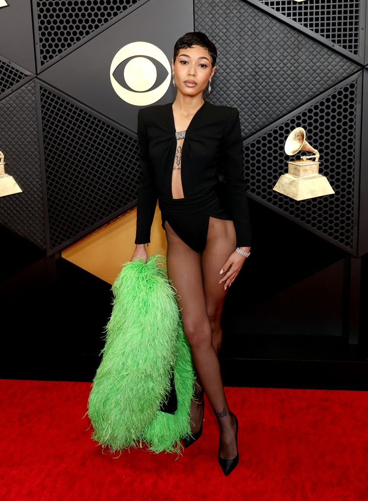Coi Leray attends the 66th GRAMMY Awards at Crypto.com Arena on February 04, 2024 in Los Angeles, California