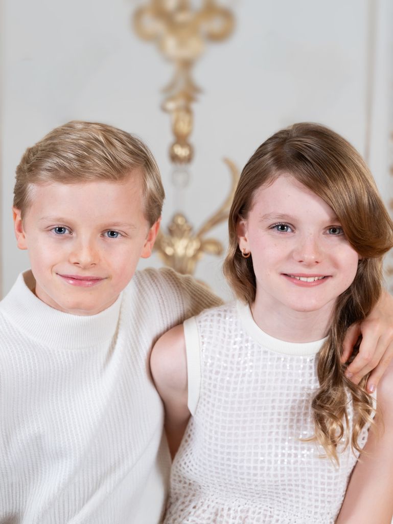 prince jacques and princess gabriella in white outfits