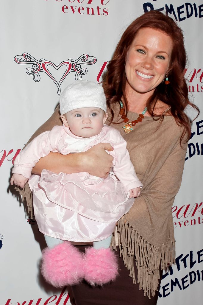 HOLLYWOOD, CA - DECEMBER 16:  Elisa Donovan and her daughter Scarlett Bigelow attend the Truehearts winter wonderland charity gala, benefiting Children's Hospital Los Angeles at Avalon on December 16, 2012 in Hollywood, California.  (Photo by Tibrina Hobson/WireImage)