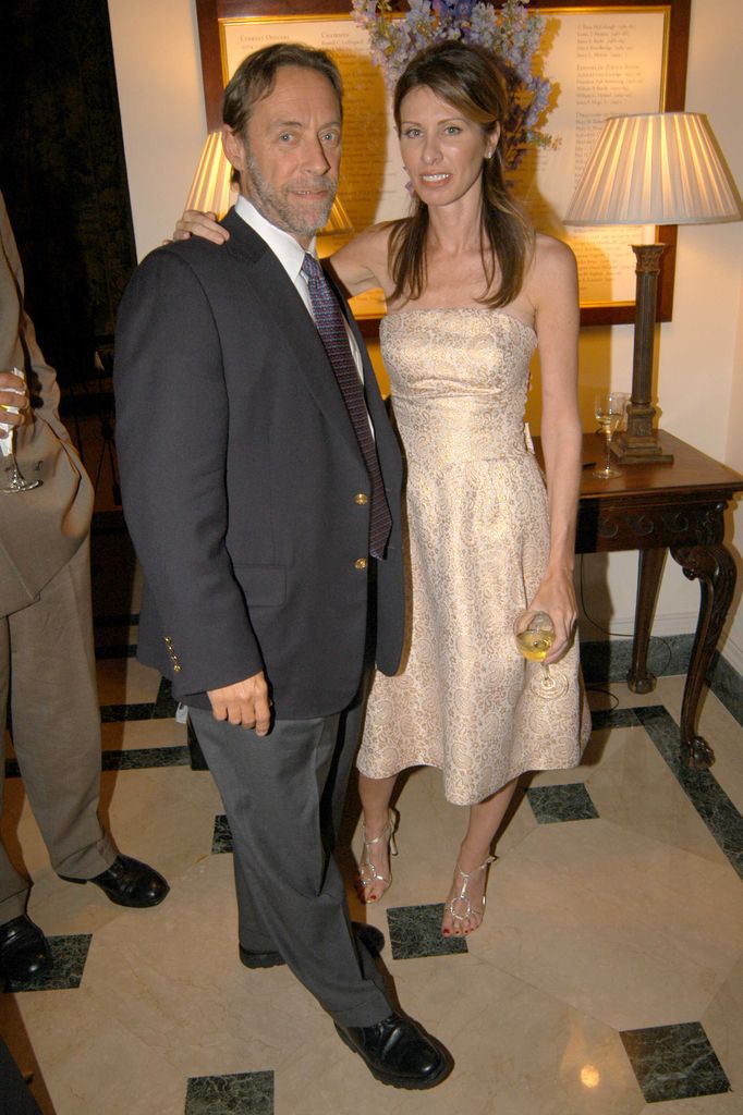 Marc Burstein and Carole Radziwill attend What Remains-A Memoir of Fate, Friendship, and Love Cocktails at Council on Foreign Relations on September 26, 2005 in New York City.