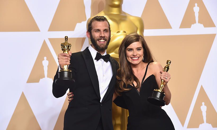 rachel shenton oscars 2018 award