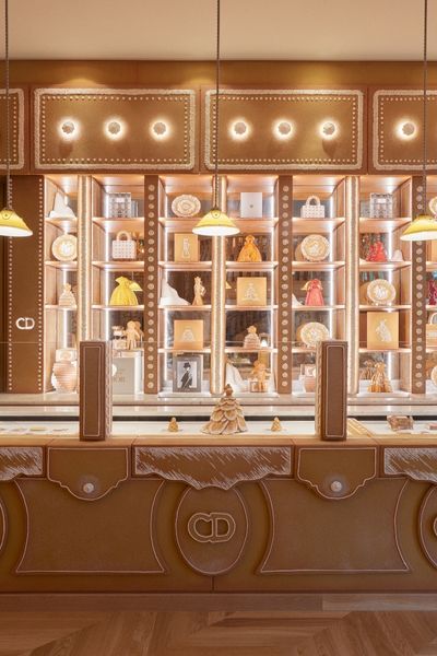 Dior's Gingerbread House Café at Harrods is now open and just begging ...