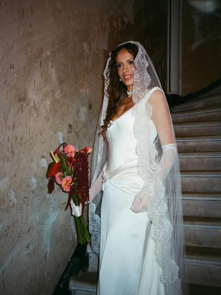 Taura lamb on her wedding day lensed by H! Fashion star Grace McGovern