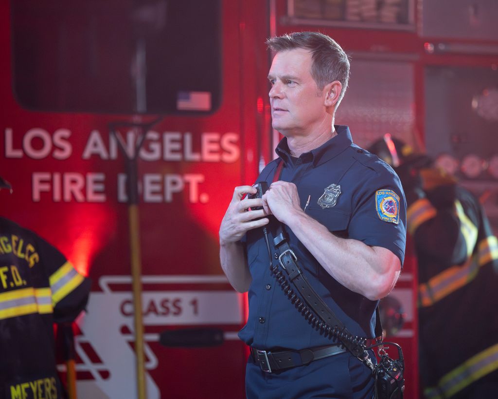 Peter Krause in a still from 9-1-1 