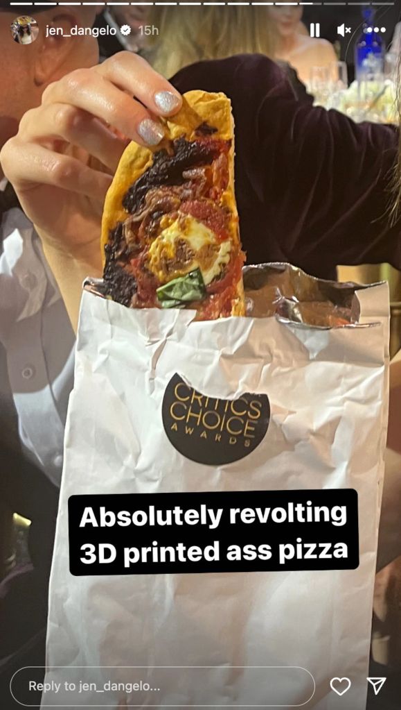 The offending pizza in a bag