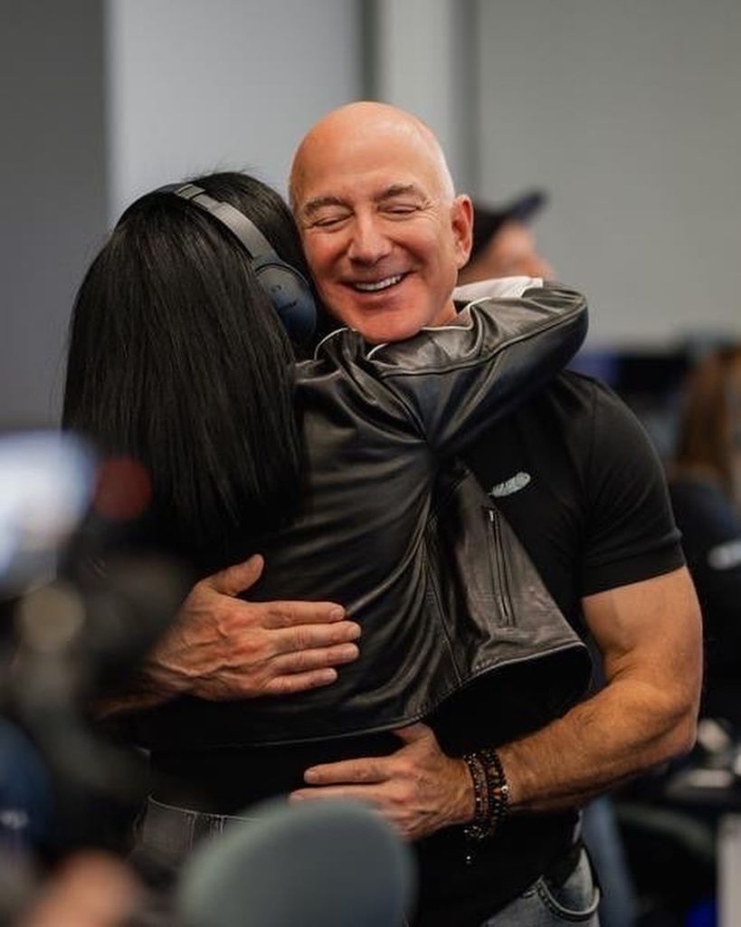 Lauren Sanchez praises fiance Jeff Bezos as pair celebrate 'incredible ...