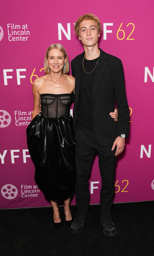 naomi watts and son sasha at the friend screening new york film festival