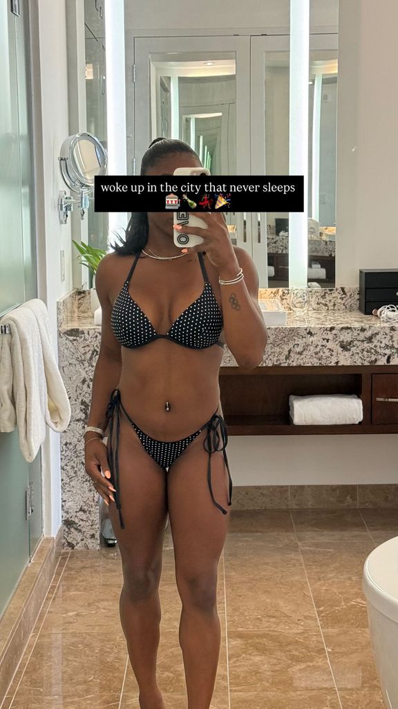 simone biles bikini selfie