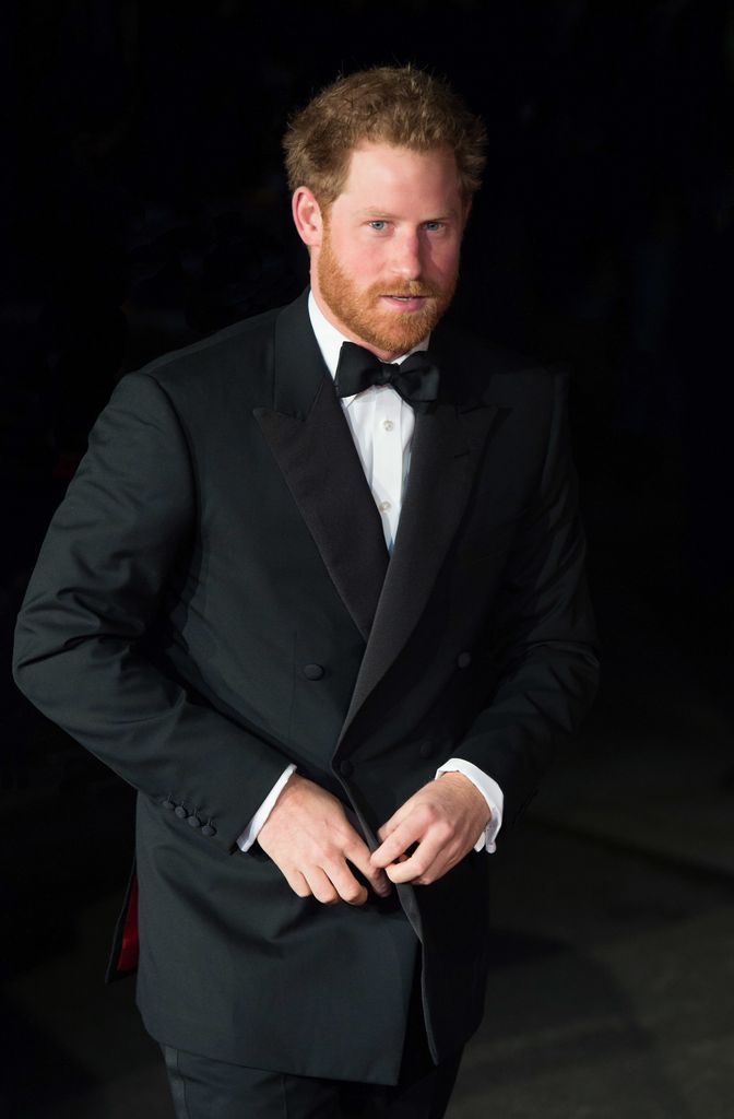 Prince Harry arriving at the Royal Performance at the Royal Albert Hall in London (Photo by Zak Hussein/Corbis via Getty Images)