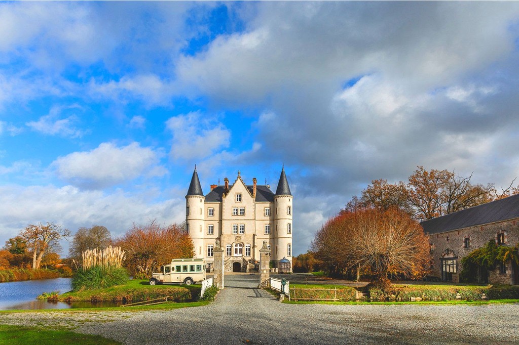 The Strawbridges shared a beautiful photo of their chateau