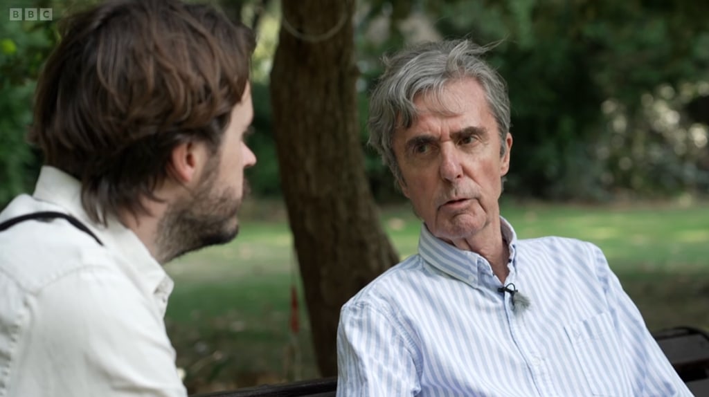 John Stapleton and his son Nick in BBC film about his Parkinson's diagnosis