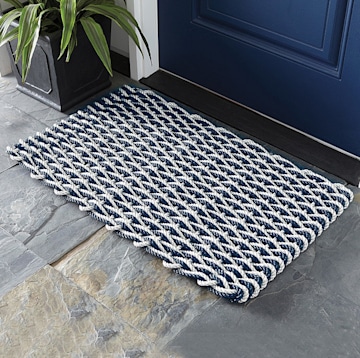 ballard designs cute lobster rope doormat