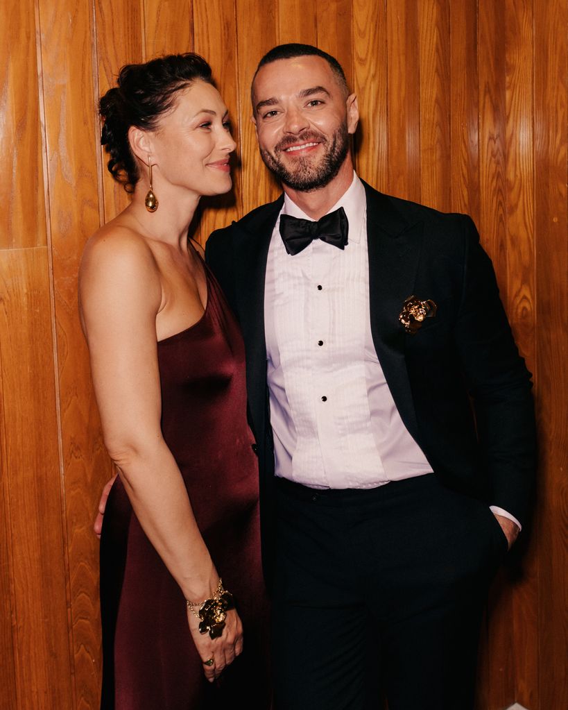 Emma Willis looking lovingly at Matt Willis