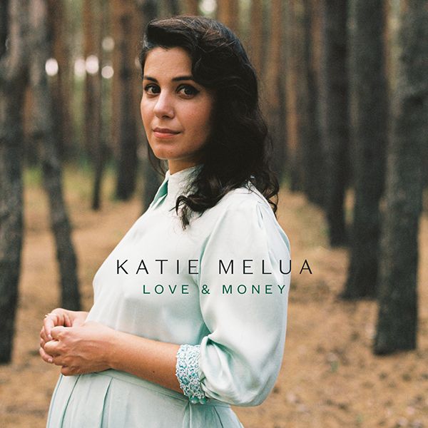 Katie Meluas latest album cover as she shows off baby bump