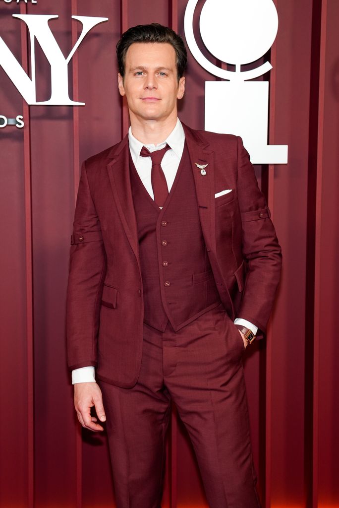 Jonathan Groff attends The 78th Annual Tony Awards Red Carpet at Radio City Music Hall on June 08, 2025 in New York City