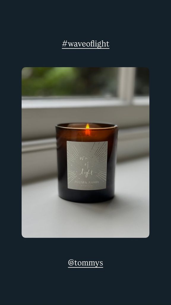 Screengrab of Prince and Princess of Wales' Instagram Story honoring the Wave of Light