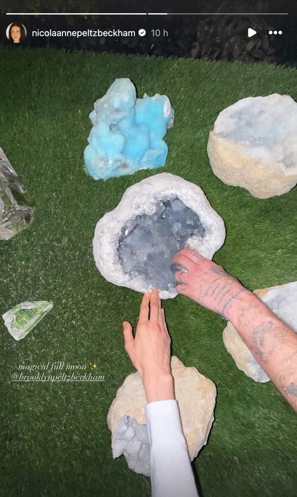 La guérison par les cristaux de Nicola Peltz et Brooklyn Beckham
