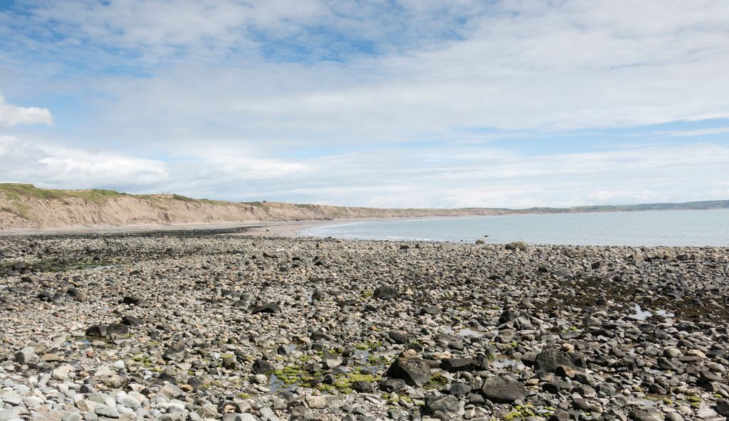 Cette image a été prise lors de la marche sur le chemin de la côte du Pays de Galles sur la péninsule de Llyn (également orthographié Lleyn) entre Abersoch et Porth Colmon en mai et juin 2014. 