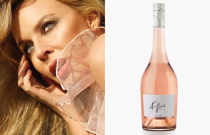 kylie minogue rose wine