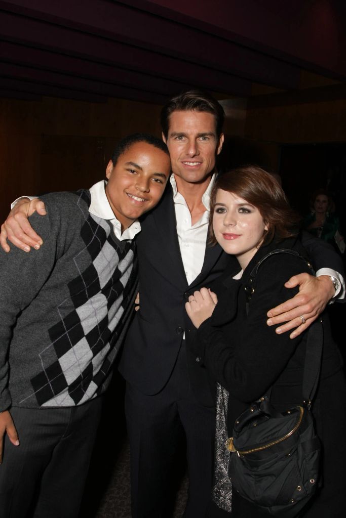 Tom Cruise with children Bella and Connor