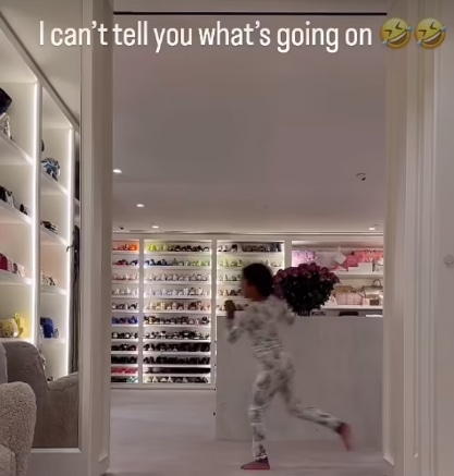 Khloé posted the fun-filled night on her Instagram stories