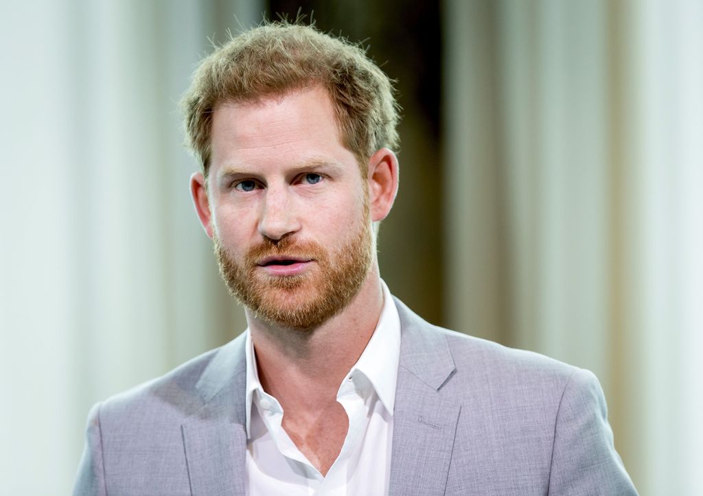 Prince Harry attending an event in Amsterdam 