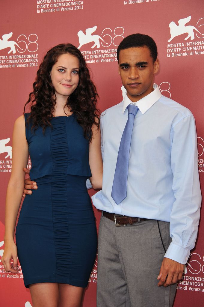 Kaya Scodelario and James Howson attends the "Wuthering Heights" photocall