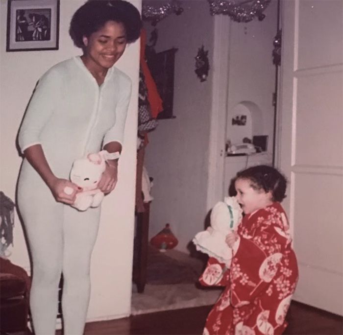 Doria Ragland and Meghan Markle together when the Duchess was a toddler