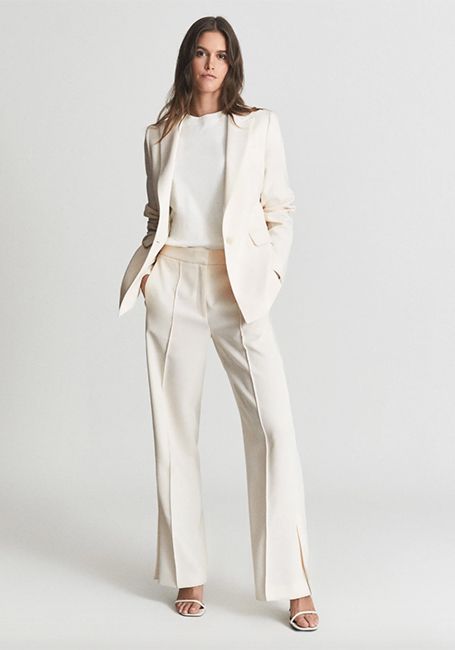 Reiss white trousers