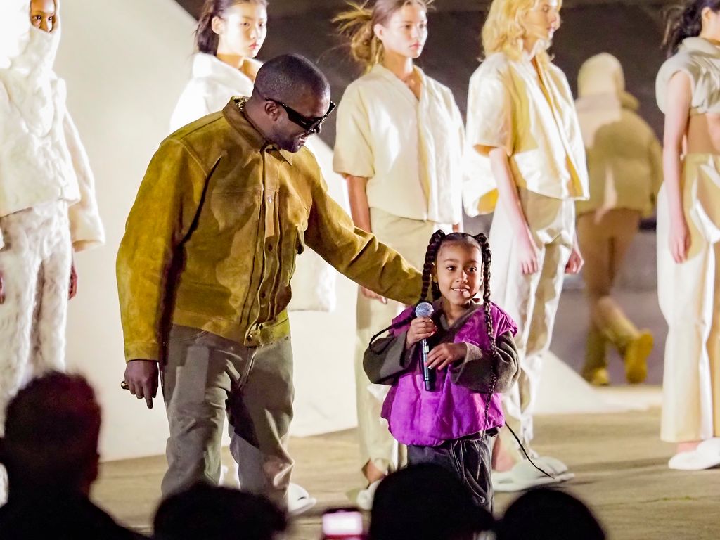 North West is incredibly close to her dad Kanye West 