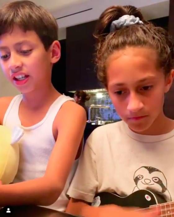 Jennifer Lopez's twins Emme and Max showcase incredible singing talents