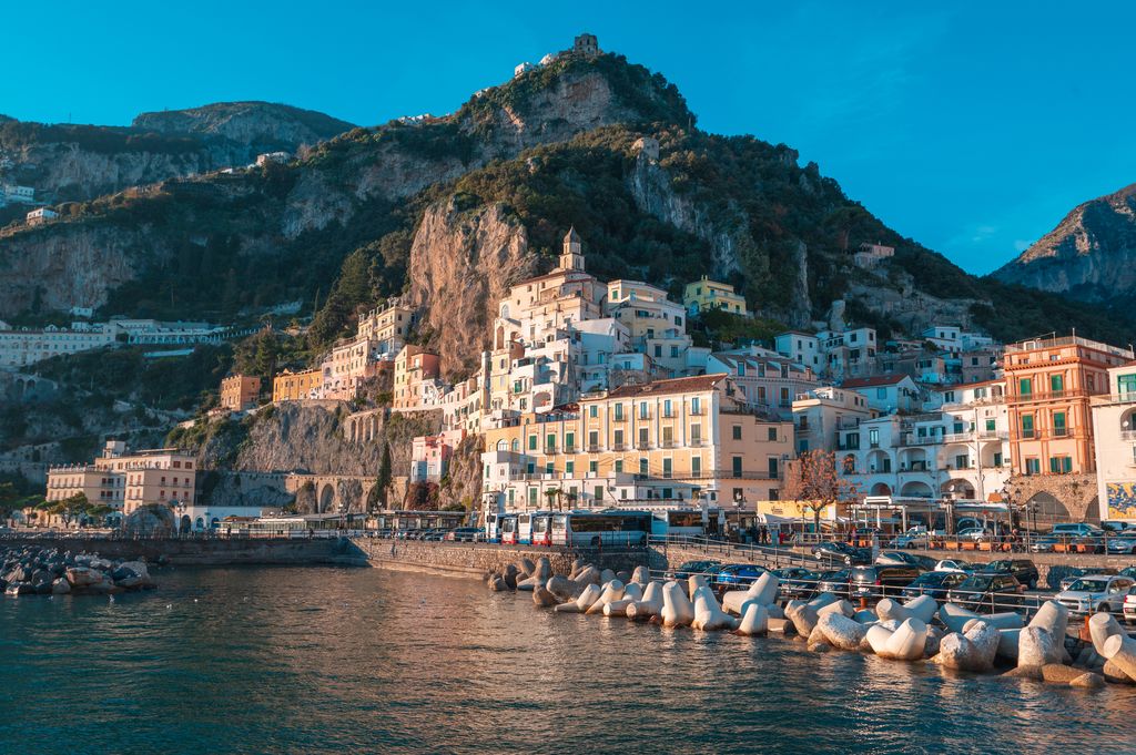 A picturesque seaside town of Amalfi in Italy 