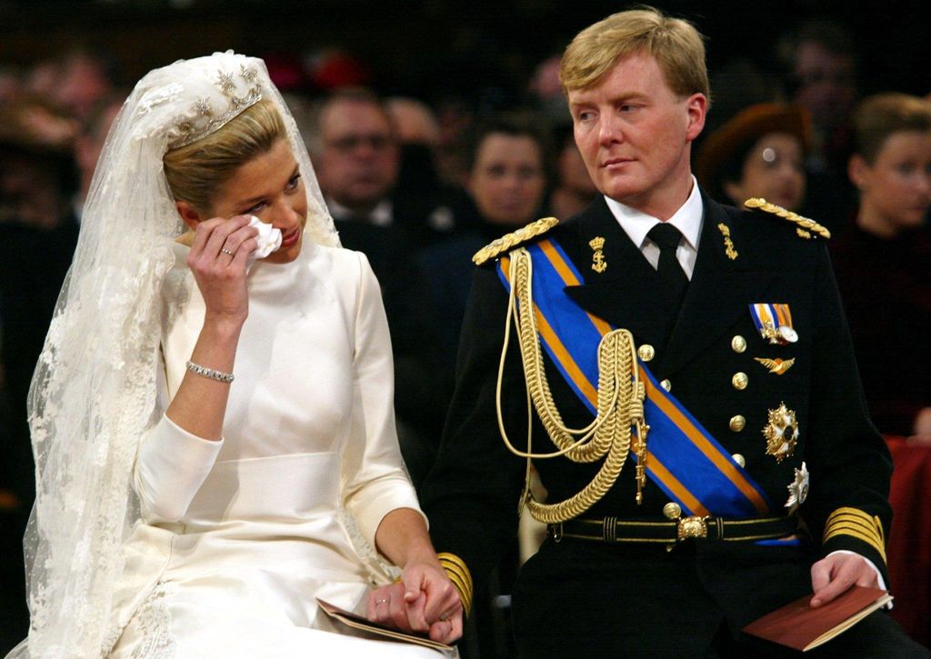 Queen Maxima crying on wedding day