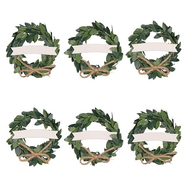 Paperchase wedding wreath place cards