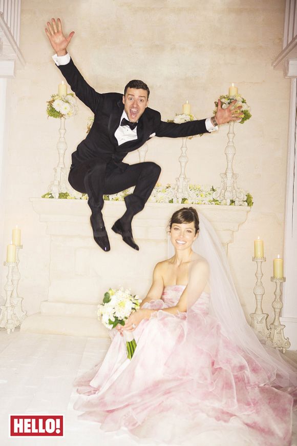 Justin Timberlake Jessica Biel wedding photo