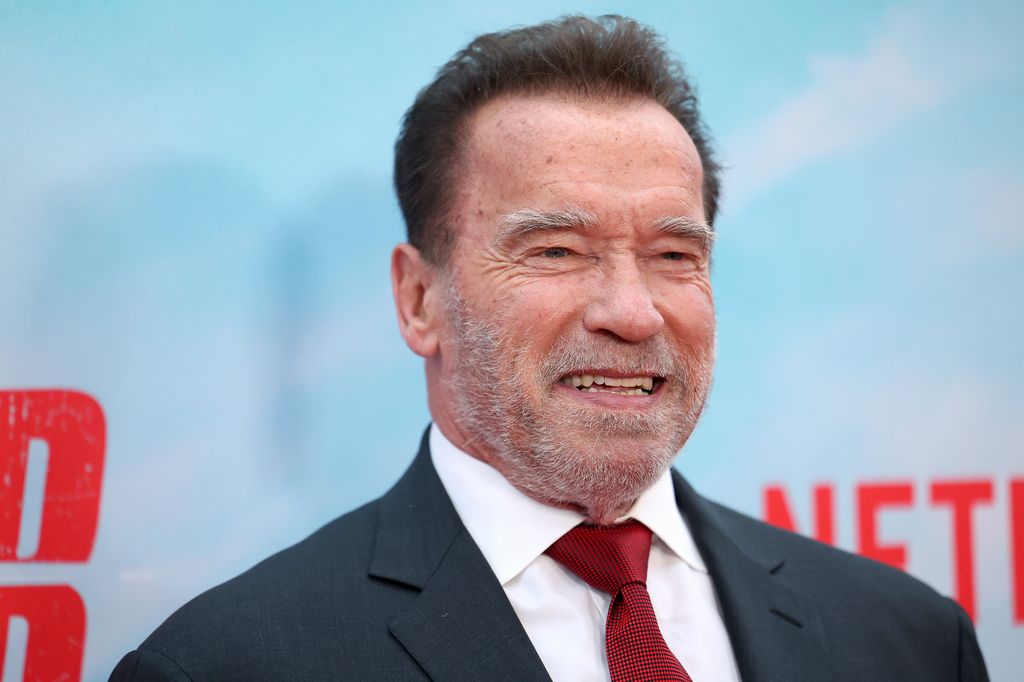 Arnold Schwarzenegger attends the Los Angeles Premiere of Netflix's "FUBAR" at The Grove
