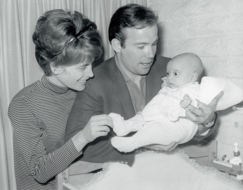 William with his first wife Gloria and youngest daughter Melanie