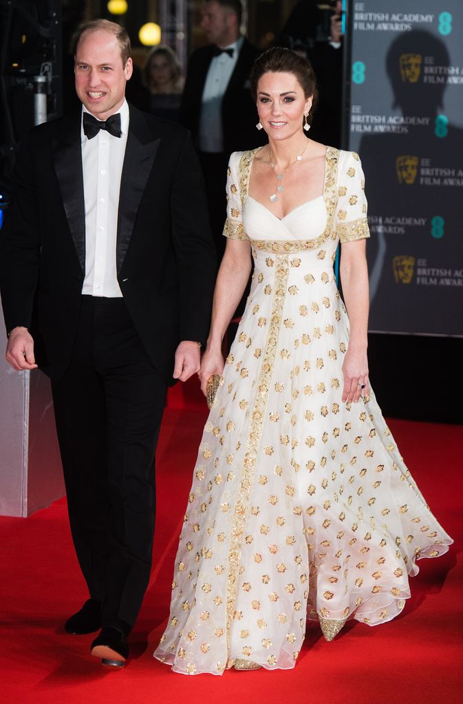 William and Kate at BAFTAs 2020